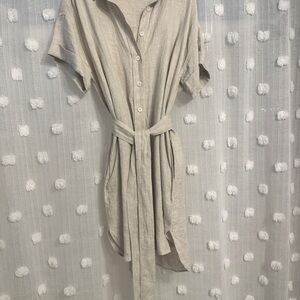 J.Crew Baird McNutt Irish linen dress, Large, worn once